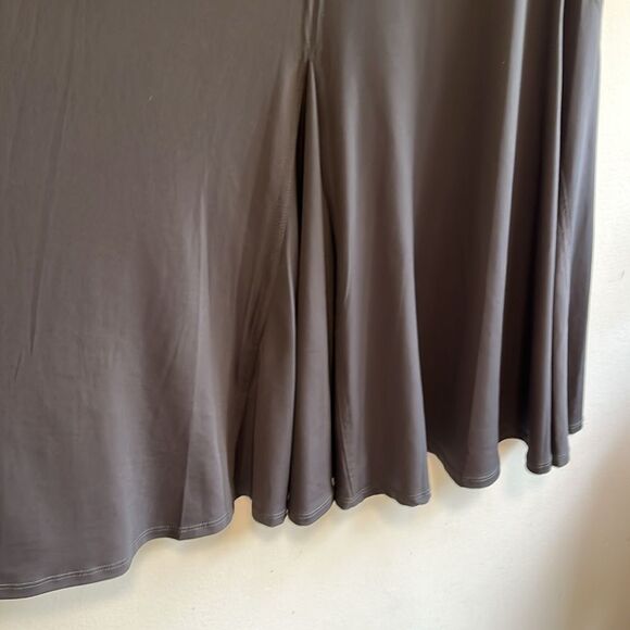 NEW WITH TAGS ANNE KLEIN GRAY STRETCH MAXI SKIRT - Picture 7 of 8